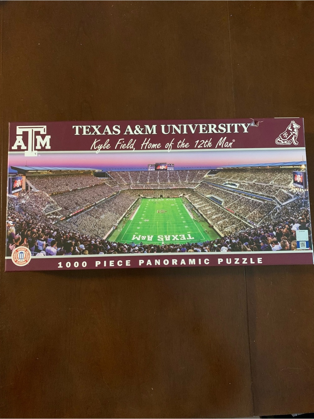 Texas A&M University Kyle Field 1000-Piece Panoramic Jigsaw Puzzle Complete